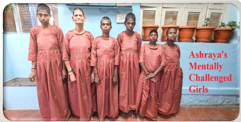 Inmates of Ashrayaa Home